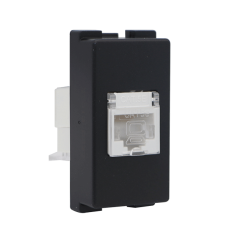 Πρίζα Δικτύου RJ45 Cat5e Ανθρακί Lecce 27013